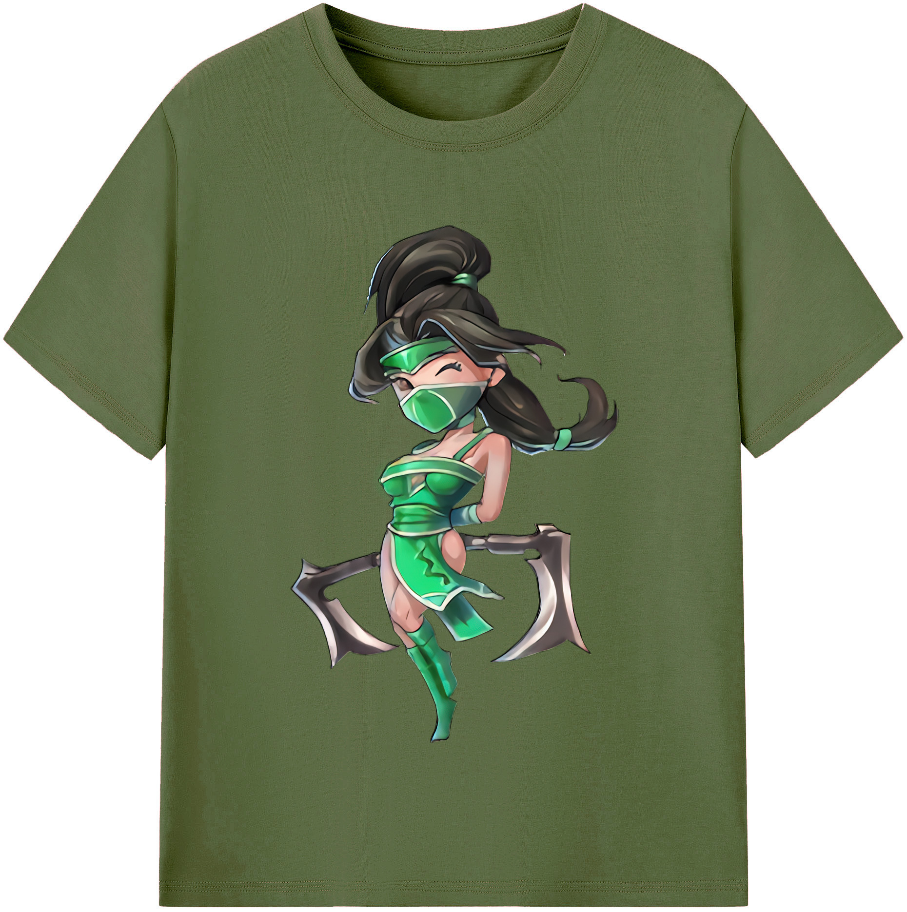 リーグ・オブ・レジェンド League of Legends LOL 綿100％半袖Tシャツ（フロントプリント）